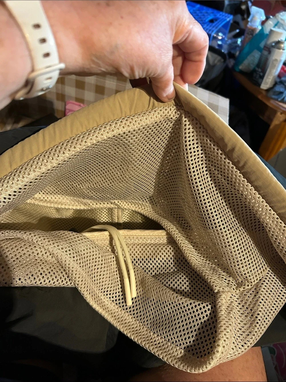 Olive Green & Tan Crossbody Sling pet tote